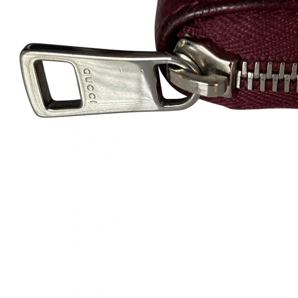 GUCCI Soho Leather Zip Around Wallet Cherry - Picture 7 of 14